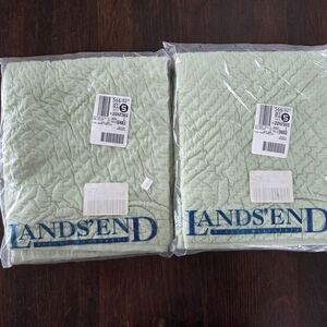 Lands' End Pillow Shams NWT
